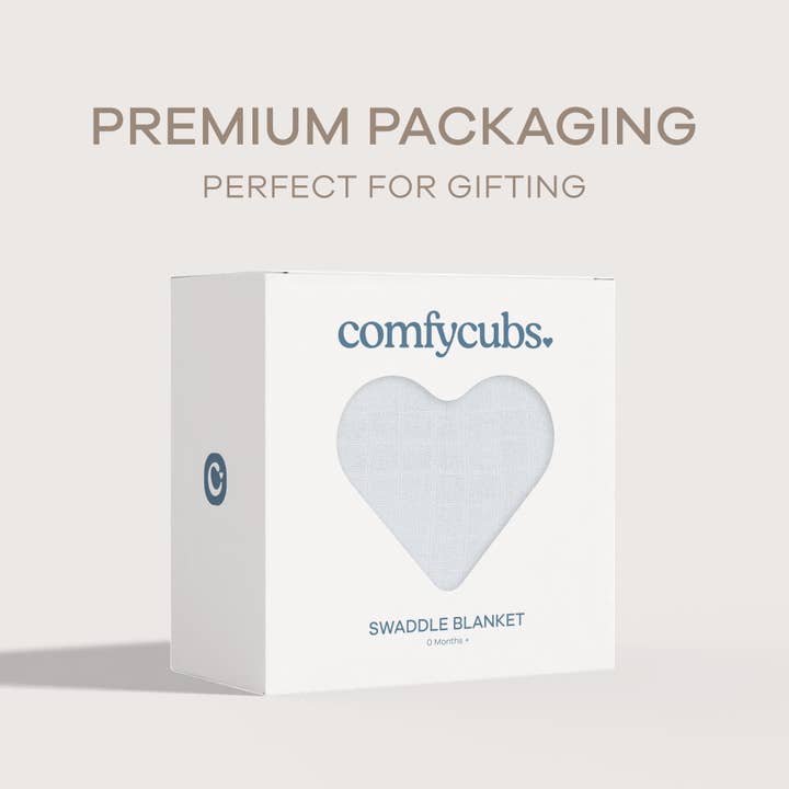 Comfy Cubs - Wholesale Swaddle - Baby - Baby Muslin Swaddle Blankets, Pack of 1 & 2 by Comfy Cubs