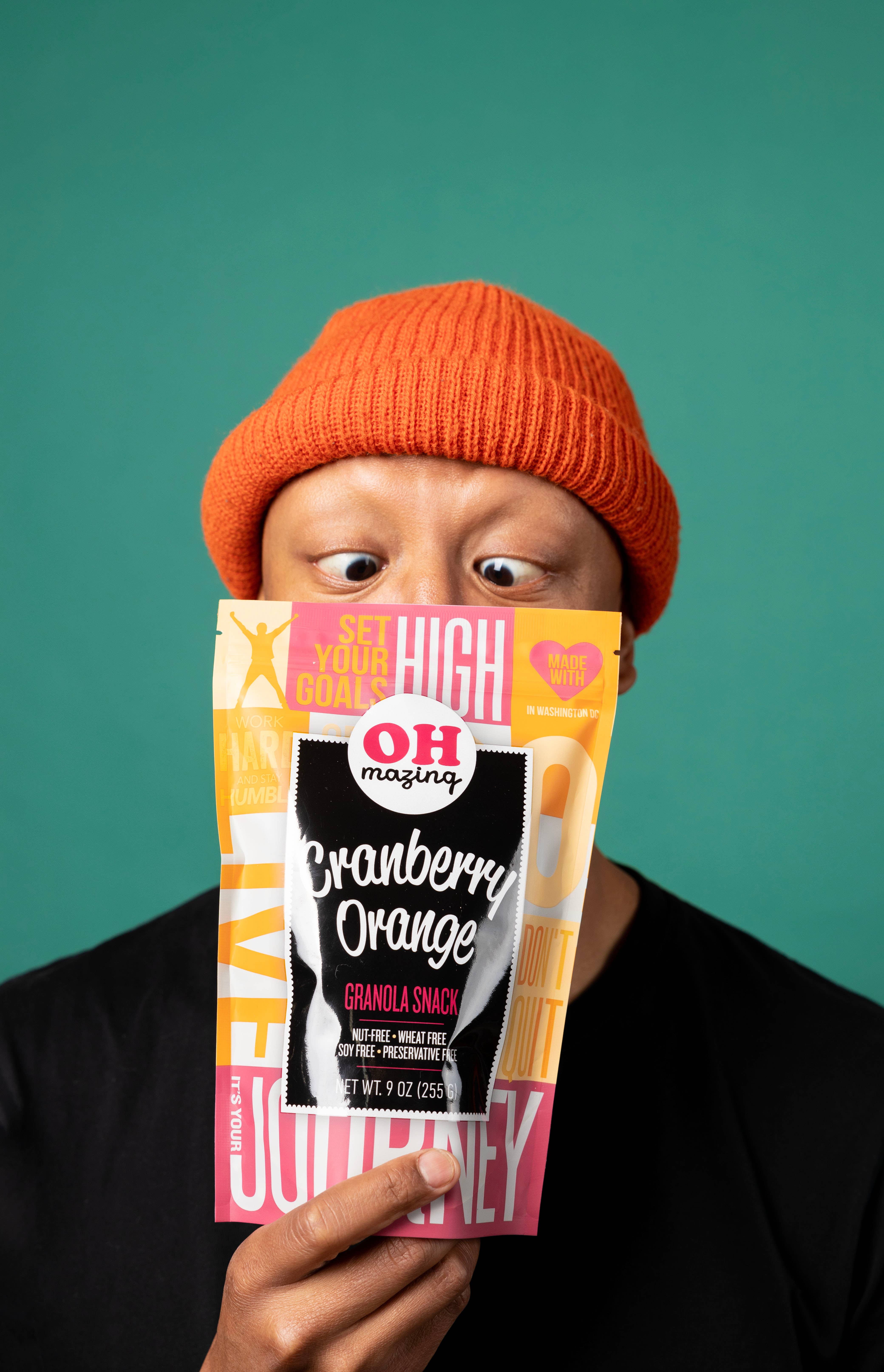 Oh Mazing Granola - Wholesale Granola - 9oz Cranberry Orange Granola Snack, Nut-free4