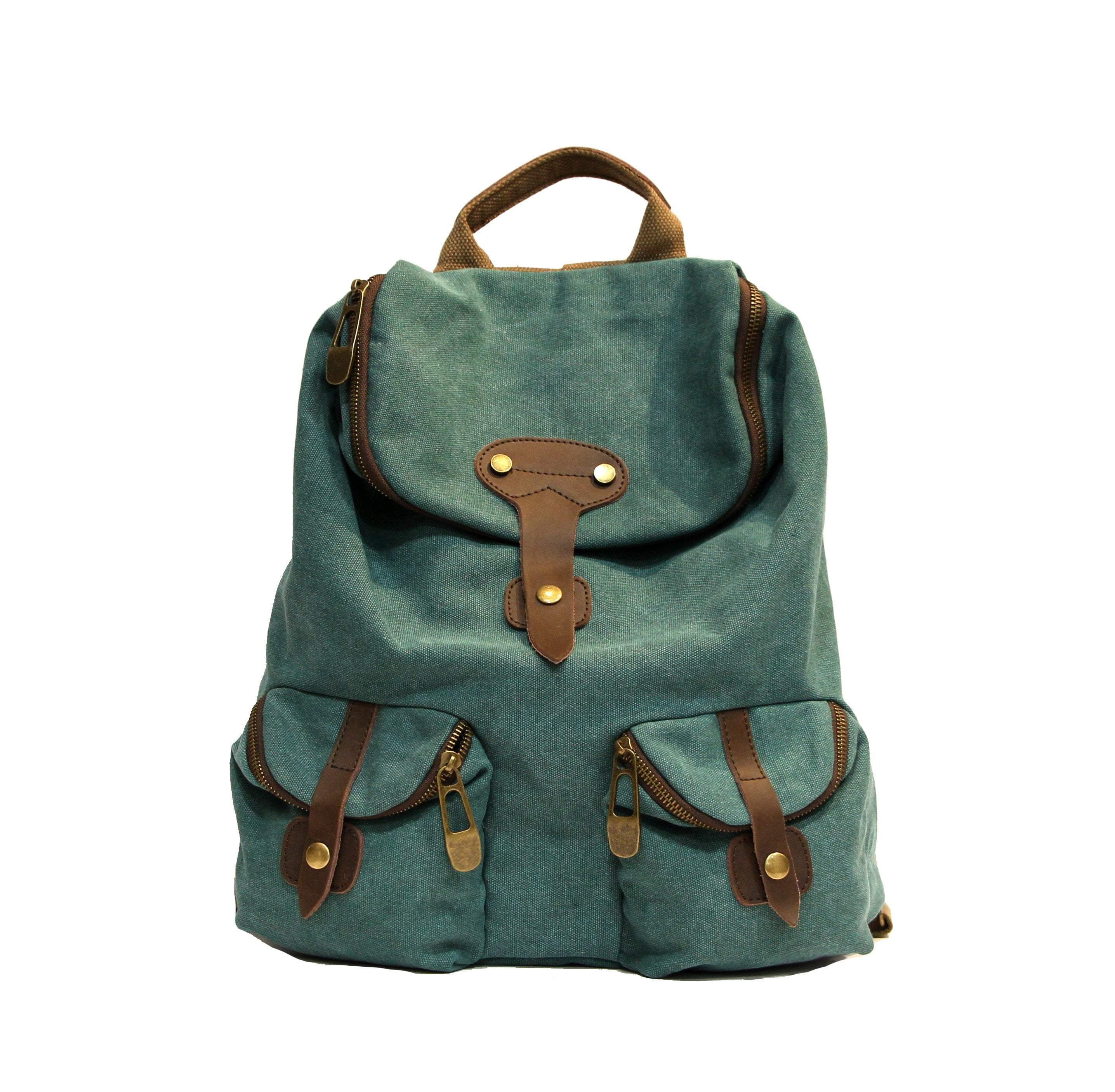 ZEDE PARIS - Wholesale Backpack - Women's - SAINT-PAUL - Canvas and leather backpack30