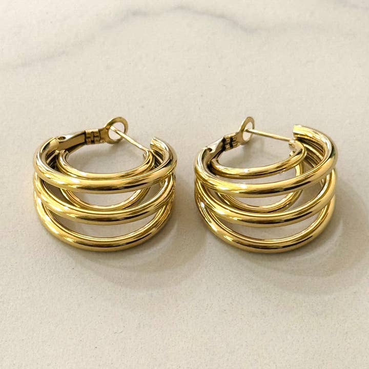 Cassette Barcelona – Großhandel Hoops – Eyoni Creolen0