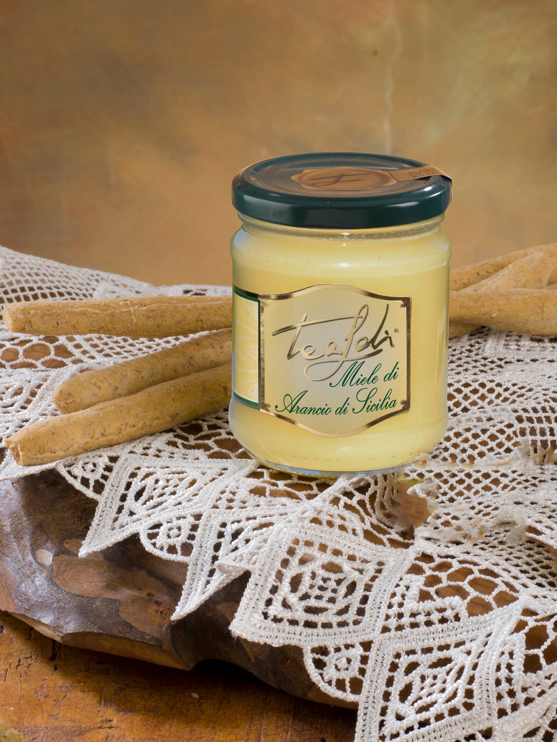 ANTICO PASTIFICIO TEALDI SRL (Tealdi) - Wholesale Honey - Orange Honey 100% Sicily 250g