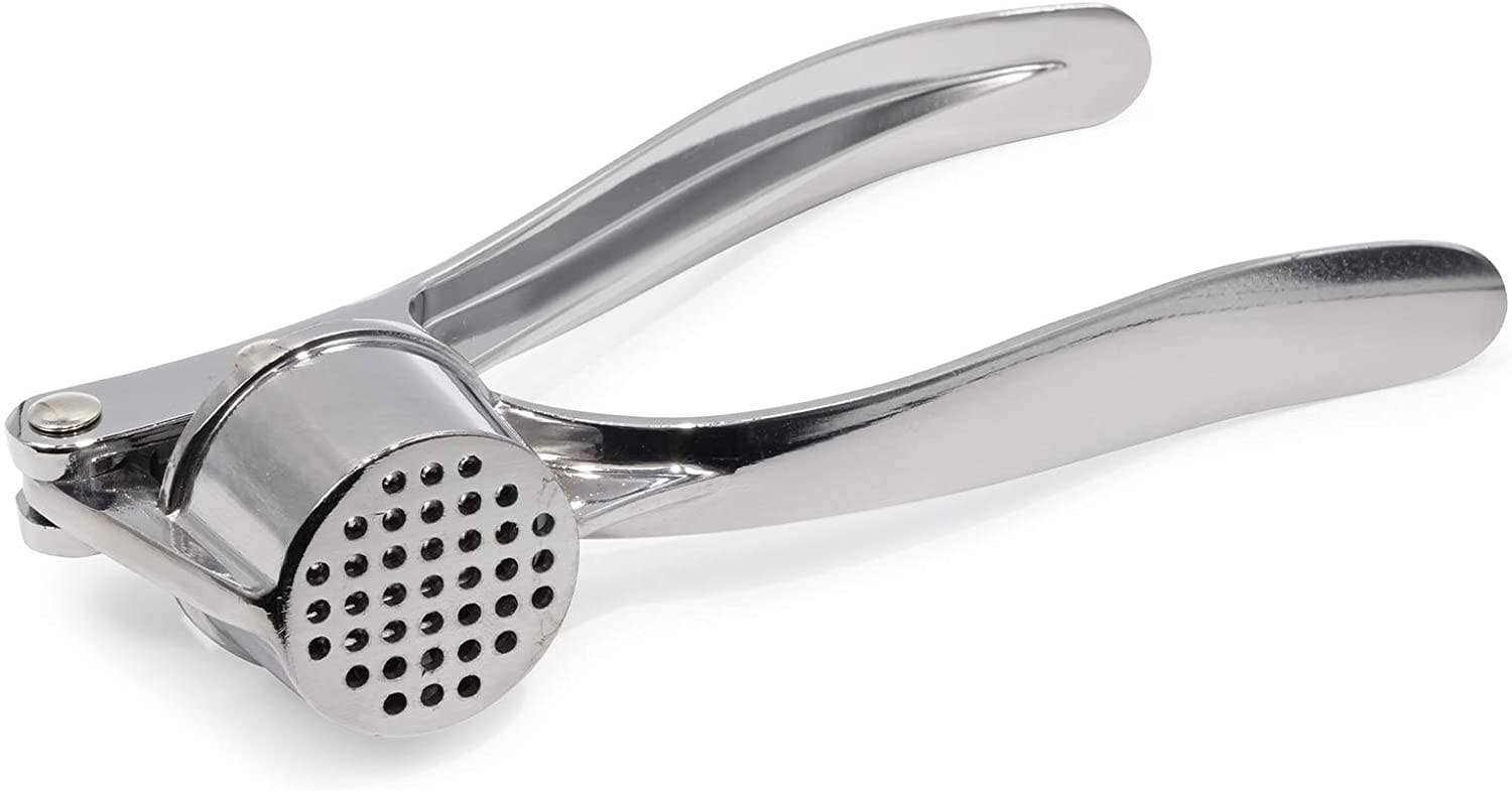 Premium Stainless Steel Garlic Press  Easy-Clean Garlic Mincer Tool – Grow  Your Pantry