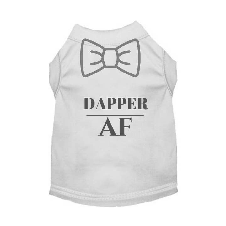 Bark Fifth Avenue - Wholesale Pet Shirt - Dog - Dapper AF Tee
