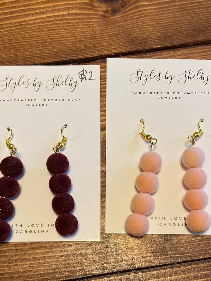 Pom Pom Dangle for wholesale by Styles by Shelby