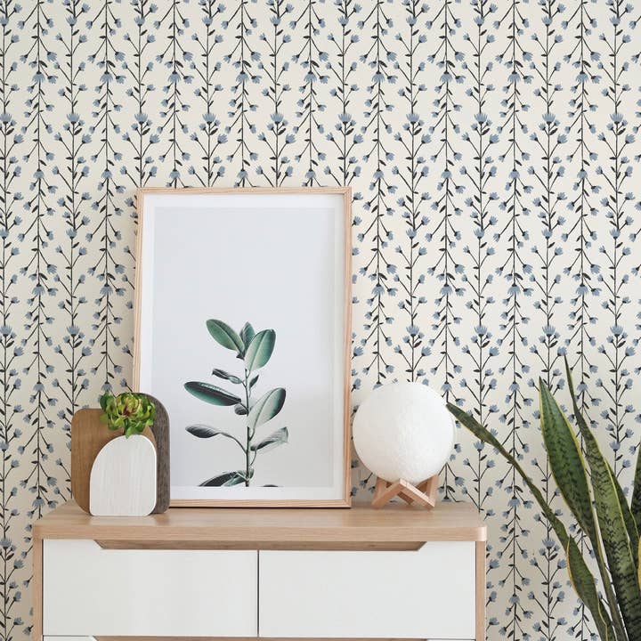Everett Park - Wholesale Wallpaper - Claire Wallpaper (Linen) from The Haven Collection