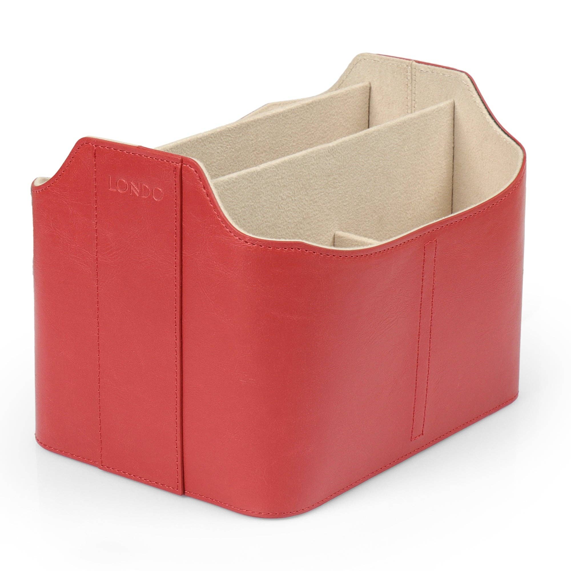 Londo - Wholesale Desk Organizer - Londo Leather Remote Control Organizer and Caddy with Tablet Slot27
