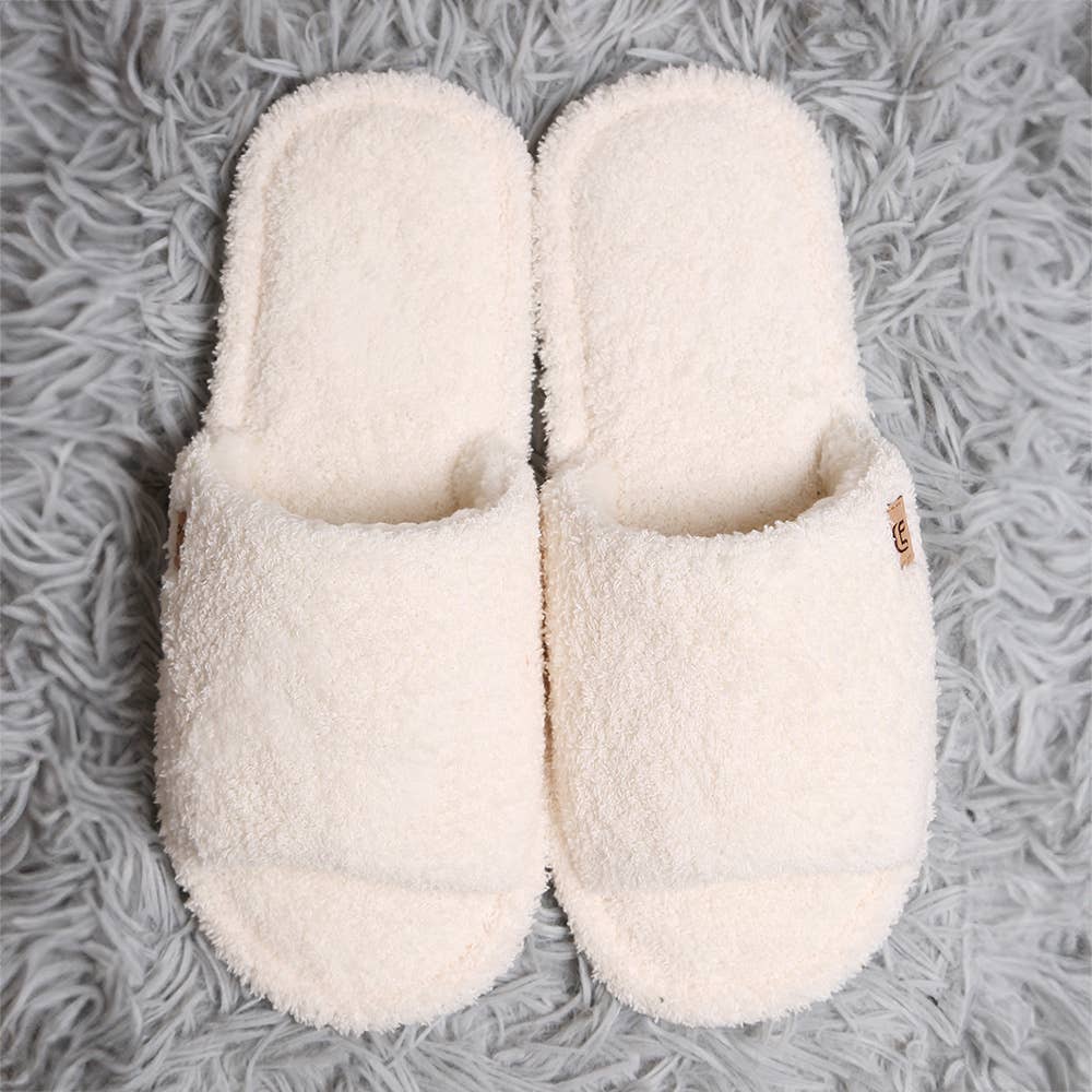 Sensibling Corp. – wholesale Slippers – Women's – Solid Open Toe Soft Home Indoor Floor Slippers
9