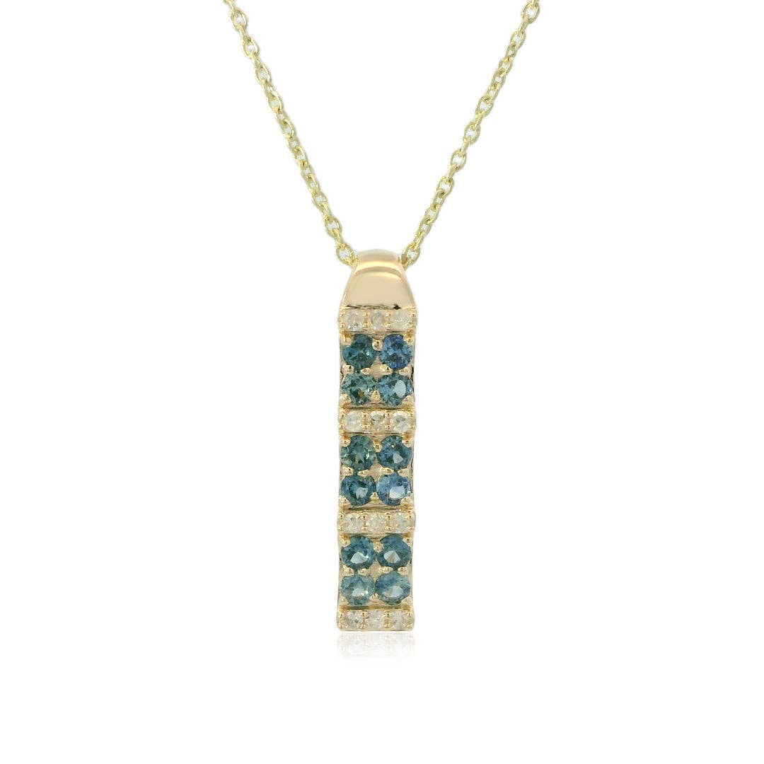 Jaipur Jewelry - Wholesale Pendant/Charm Necklace - Ceylon Sapphire Pendant – 9KT yellow Gold | Fine Jewelry6