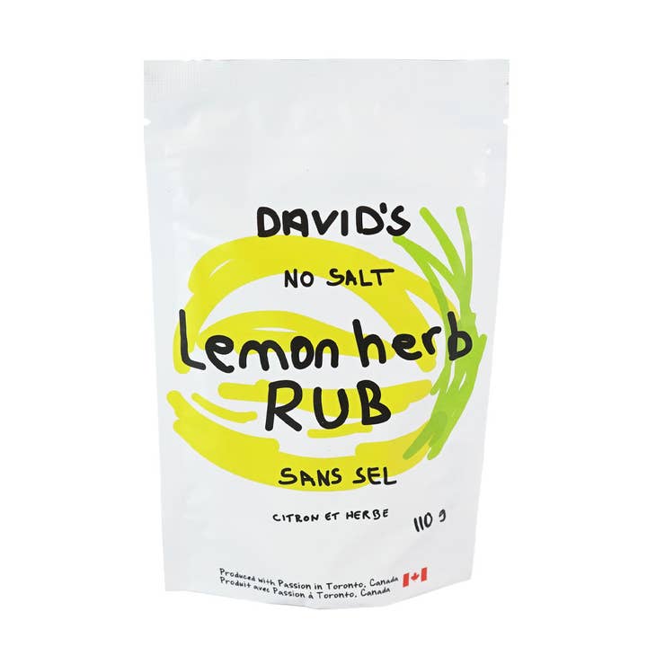 Lemon Herb Rub 110g Davids for wholesale by David's Condiments