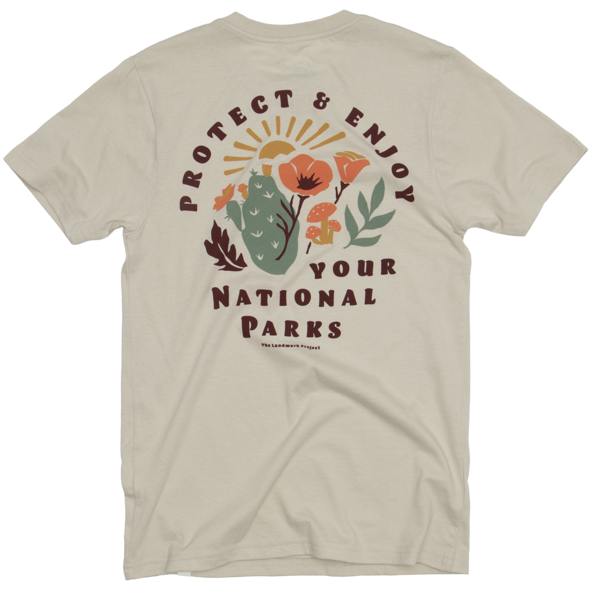 The Landmark Project – Großhandel T-Shirt mit Siebdruck – Unisex – Schütze und genieße Tee0