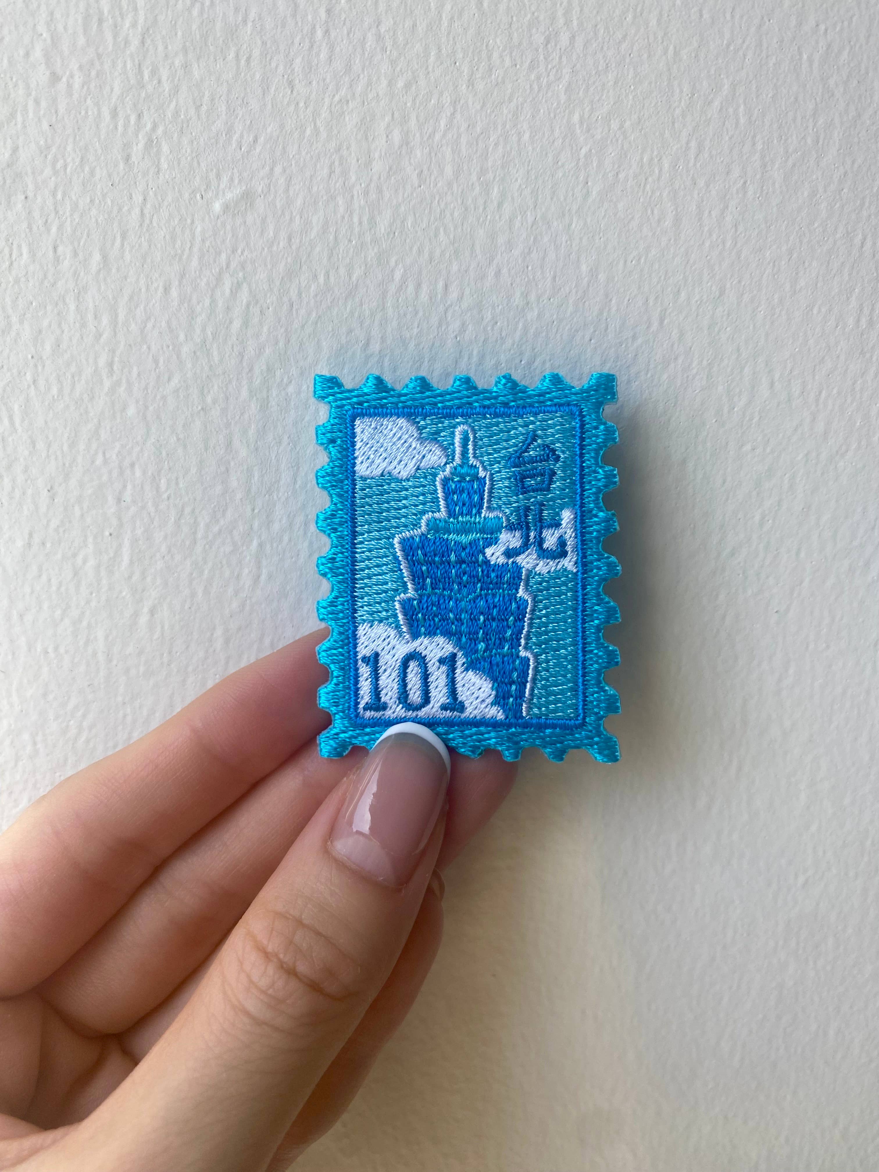 mou mou market - Vente Écusson - Patch brodé thermocollant Taïwan | Taipei 1011