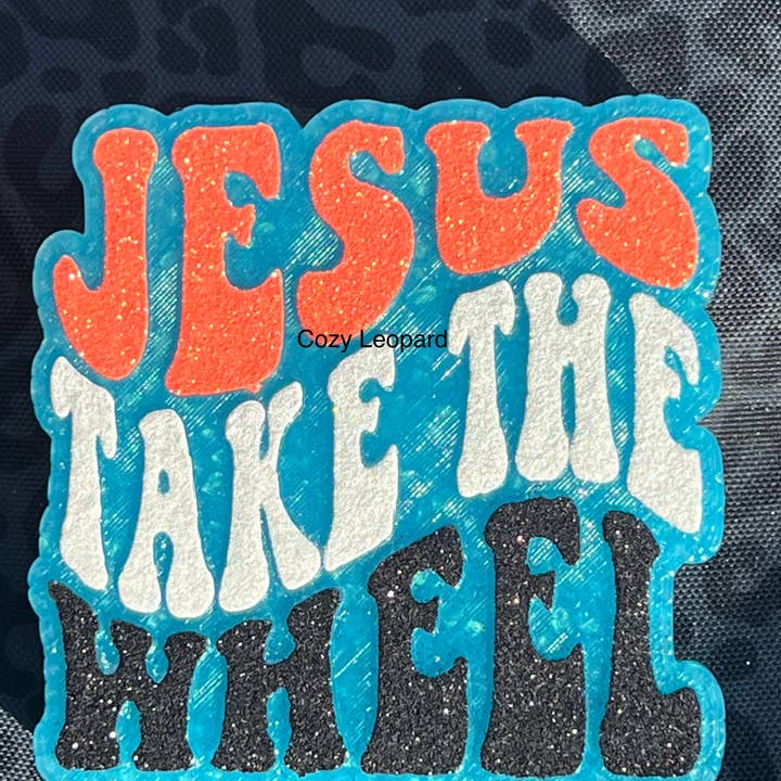 Cozy Leopard Boutique - Wholesale Car Freshener - Women's - Jesus Take The Wheel Car Freshie1