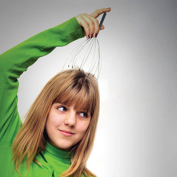 Kikkerland Design Inc - Wholesale Head Scratcher/Massager - Head Massager
