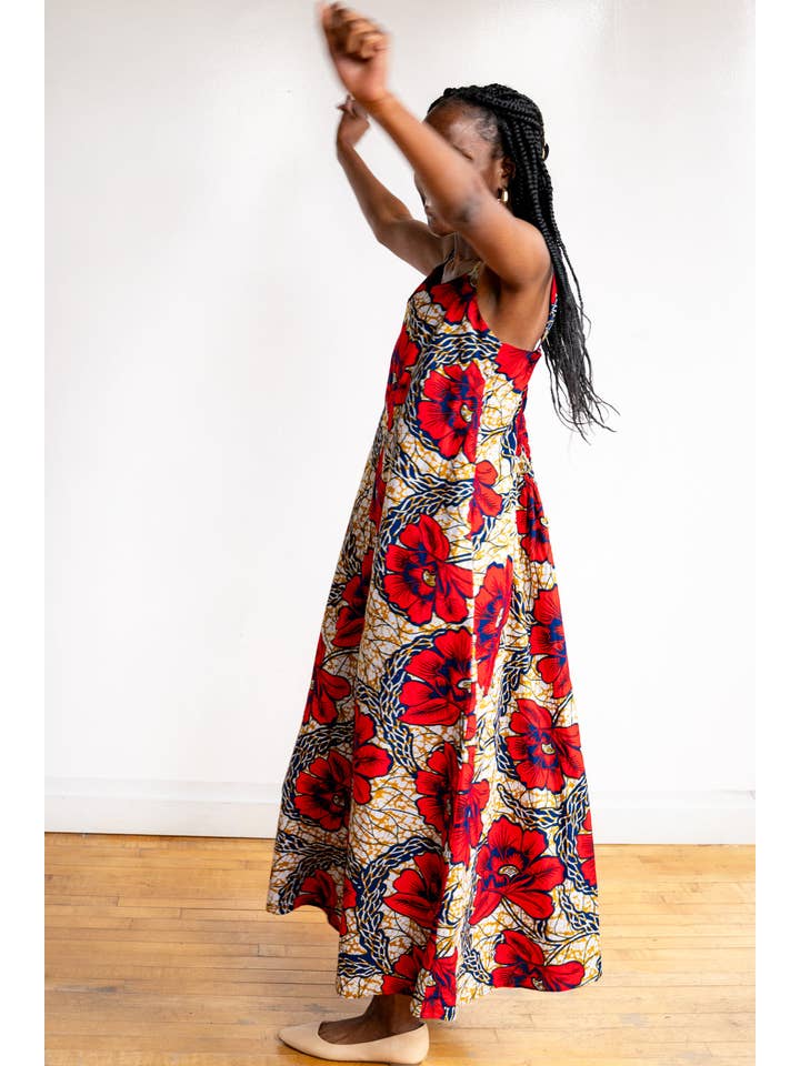 Amooti Store - Wholesale Dress - Women's - Long strap dress Jinja6