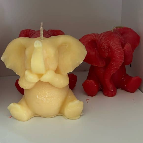 Multi Colored Elephant Candle Mold Custom Colors We Prefer Alabama for wholesale on Faire3
