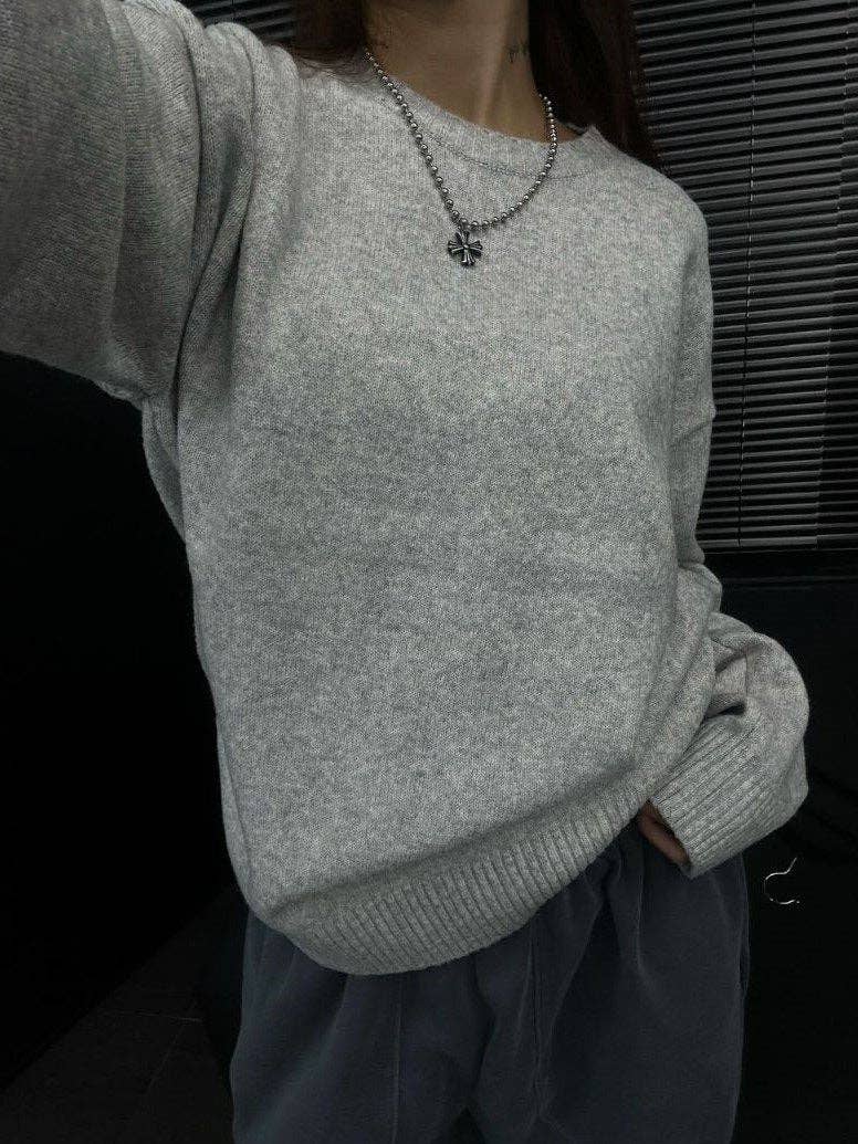 Little Light - Wholesale Knit Sweater - Women's - Soft Cashmere Blend Washable Knit Sweater Made in Korea19