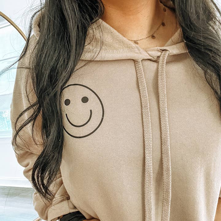 Neutral Happy Face hættetrøje for engroshandel hos SBG Co.