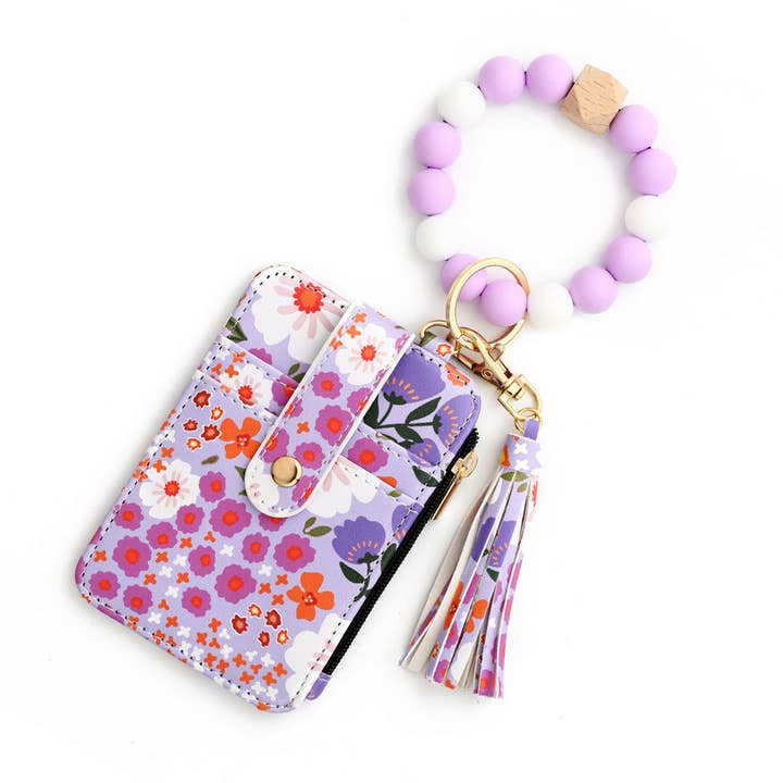 ACCITY - Wholesale Keychain Bracelet - NEW ARRIVAL BRACELET FLORAL KEYCHAIN_CWMM12955