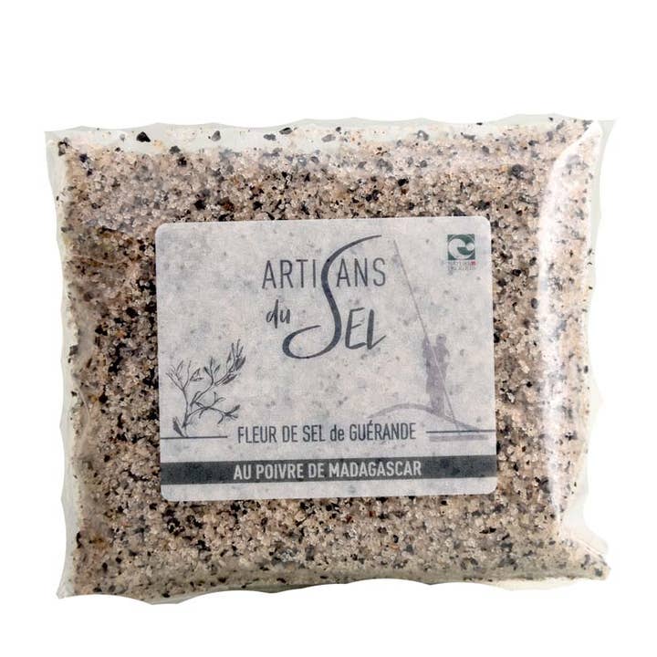 Artisans du sel – Großhandel Salz-Pfeffer-Mischung – Fleur de Sel de Guérande & Schwarzer Pfeffer 100g Bio