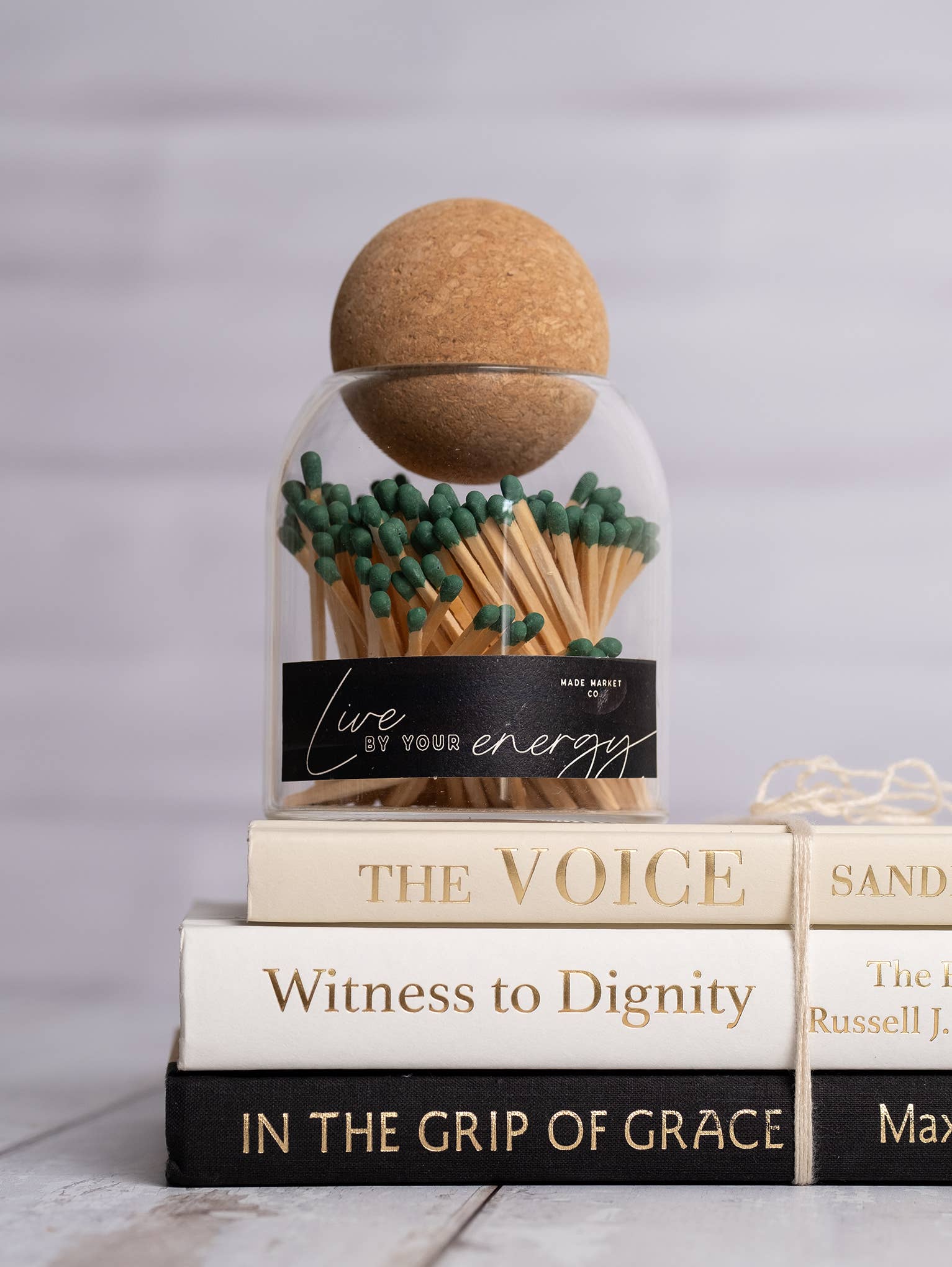 Made Market Co. - Wholesale Decorative Tabletop Object - Decorative Books Decor - Neutrals Set of 3 7