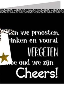 Cartão Feliz Desejos de Saudação - Box 109 por atacado de POSkaart | De Groot Design