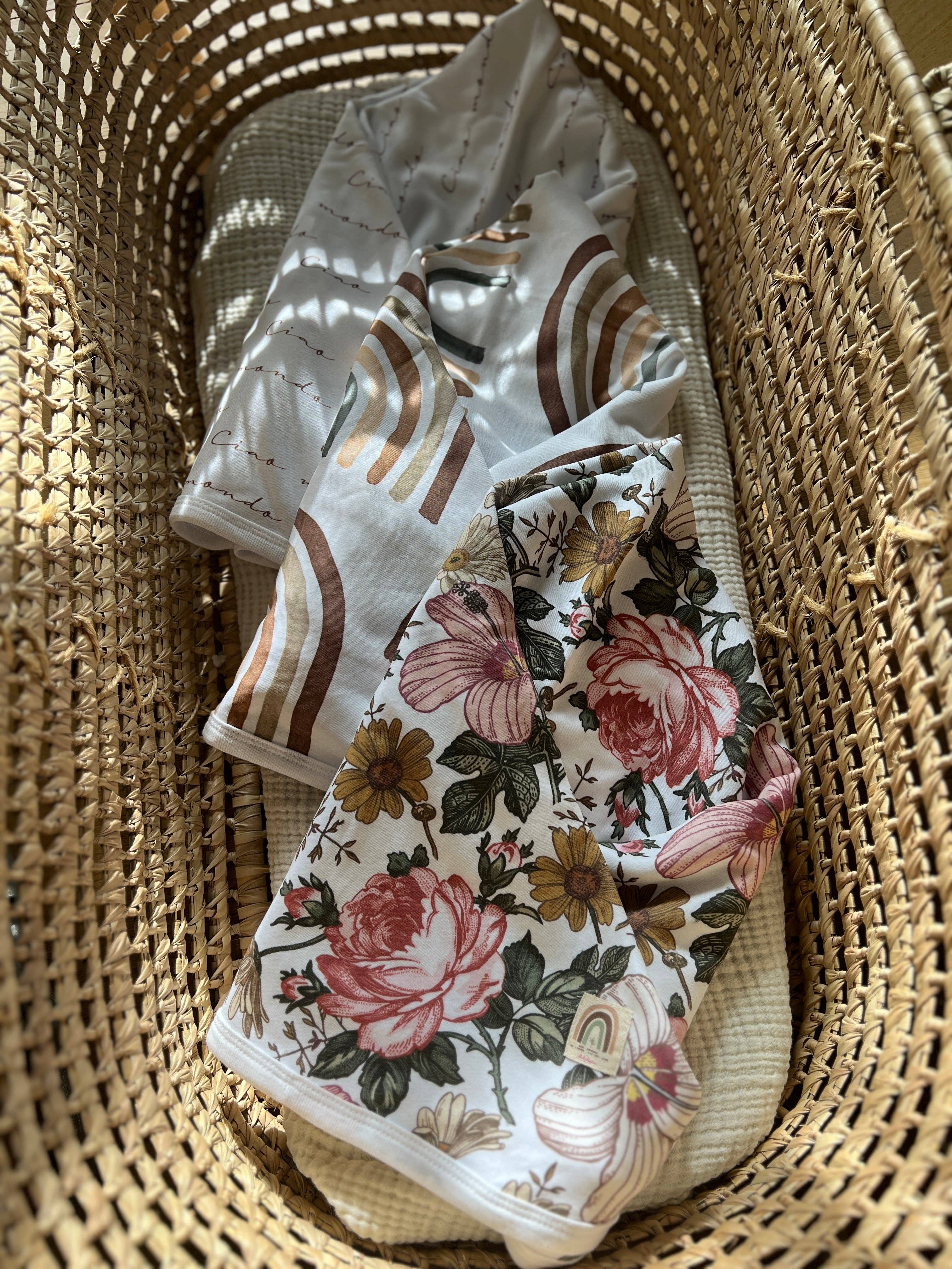 Babylissima - Wholesale Swaddle Set - Baby - Skin to Skin: Copertina & Capellino4