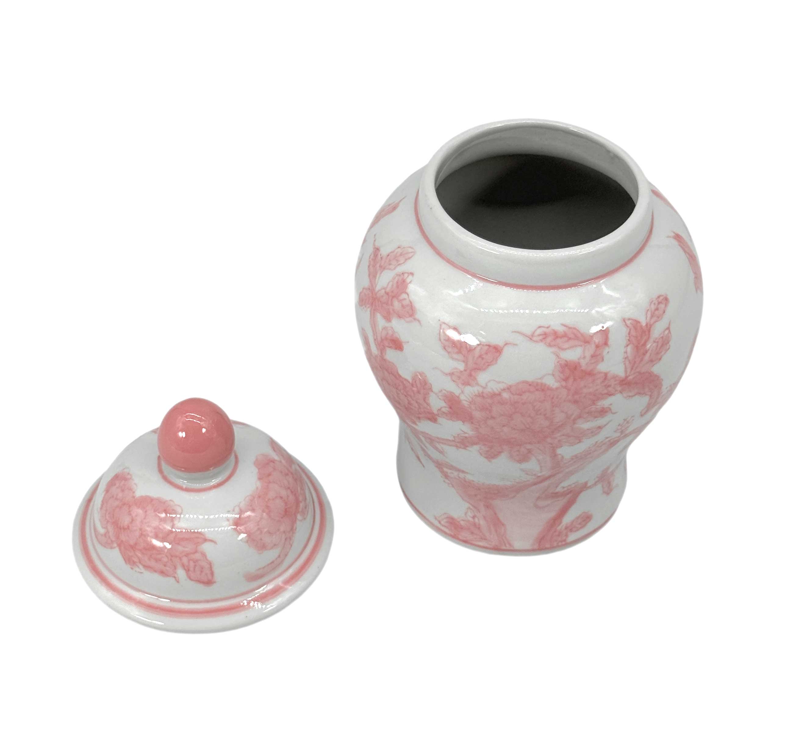 Galt International Company – wholesale Decorative jar – Small Chinoiserie Ceramic Decorative Tea & Ginger Jar 8"38