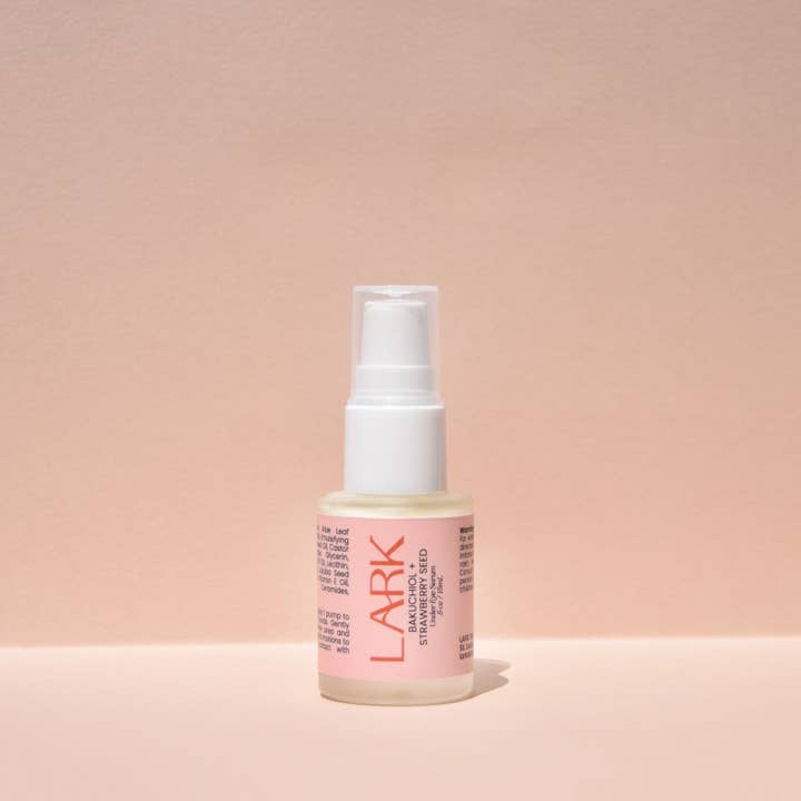 Bakuchiol + Strawberry Seed Under Eye Serum for wholesale by LARK Skin Co.