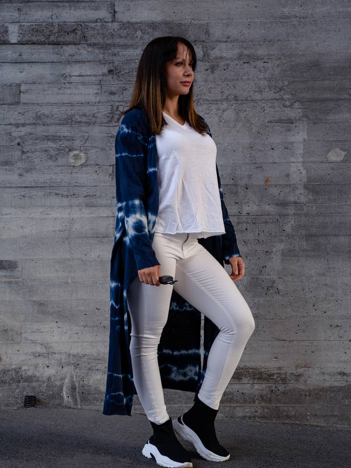 Ana t-shirt cardigan for wholesale by Lo-ika