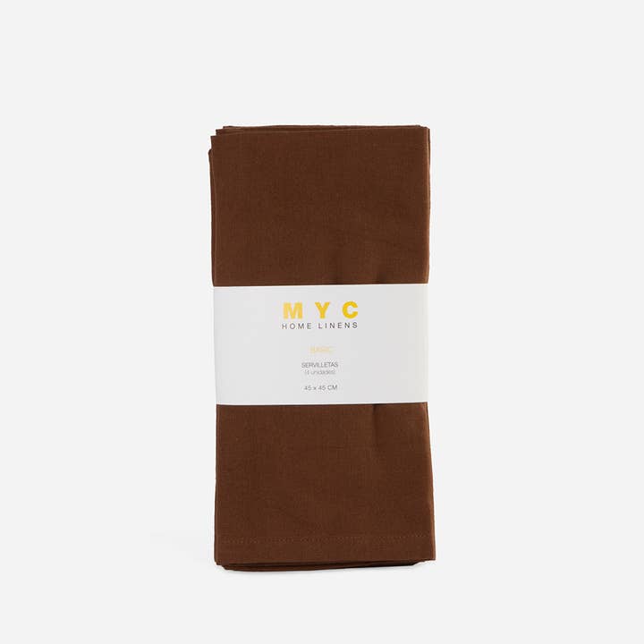 MYC Home Linens - Wholesale Dinner & Cloth Napkin - Pack of 4 plain cotton napkins MYC0