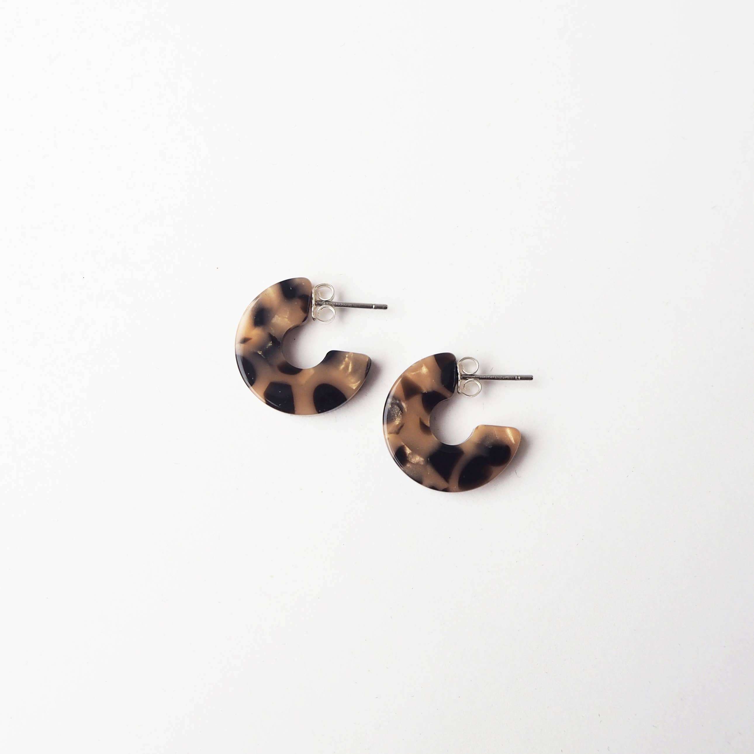 Custom Made - Wholesale Hoop Earrings - Karamell Super Mini Acetate Resin Huggie Hoop Earrings3