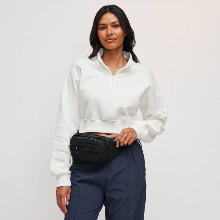 Sol and Selene - Wholesale Belt Bag - Women's - Hip Hugger Neoprene Mesh Belt Bag6