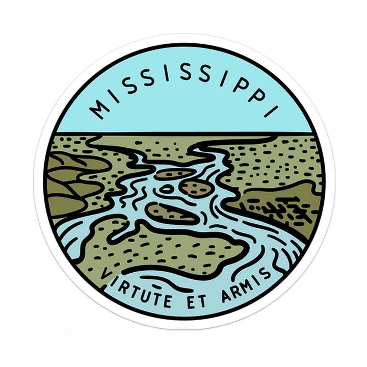 Mississippi Sticker for wholesale by Albion Mercantile Co.