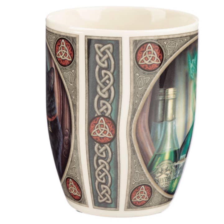 Puckator Ltd - Wholesale Coffee Mug - Lisa Parker Absinthe Cat Porcelain Mug