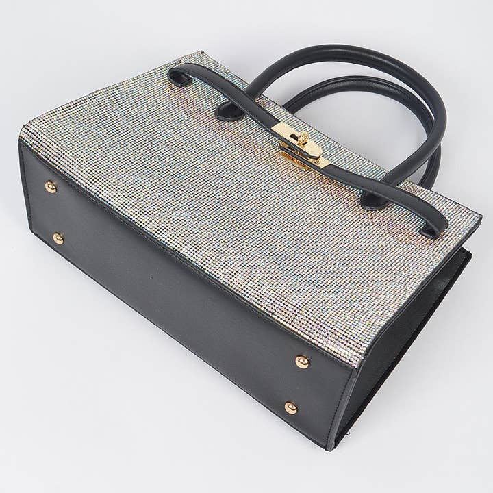 3AM BY H&D ACCESSORIES - Vendita all'ingrosso Borsa con manico - Donna - Borsa a tracolla con manico superiore in strass8