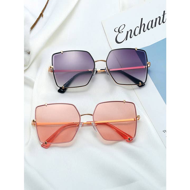 StyleGalX - Wholesale Sunglasses - Women's - Sun-Protection Geometric Sunglasses Accessories