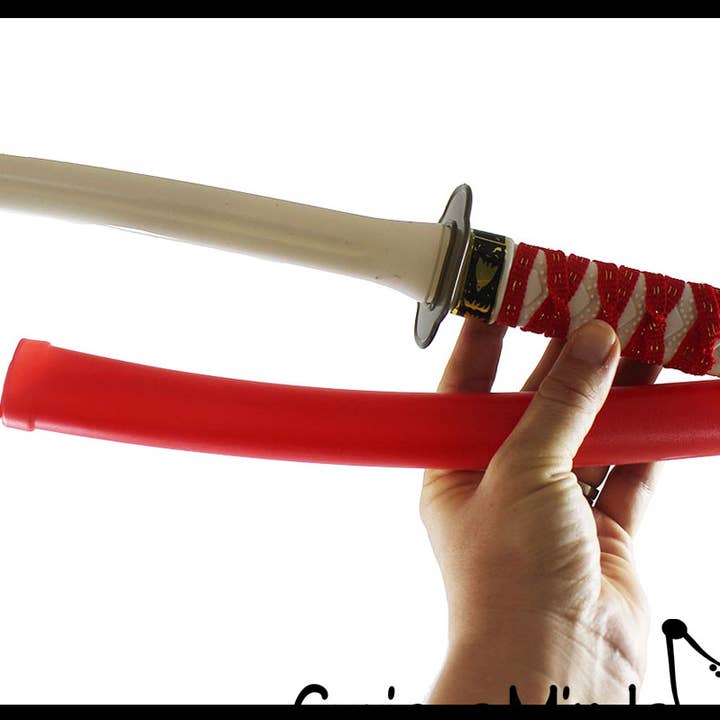 16.5" Plastic Ninja Sword Toy with Plastic sheath for wholesale by Curious Minds Toys