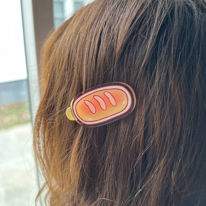 lu bremer design - Wholesale Hair Clip - Women's - bread baguette hair clip
