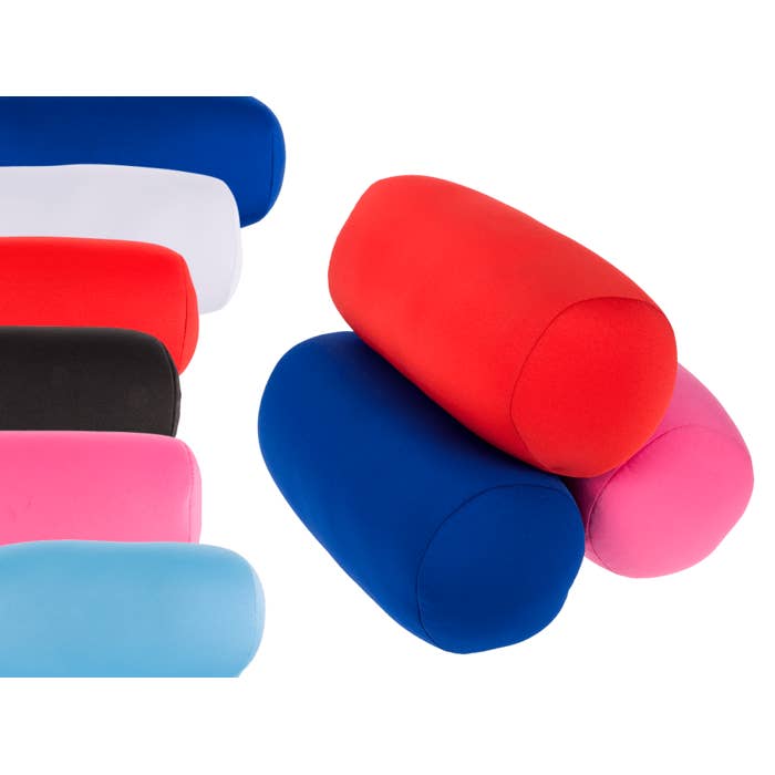 Nackkudde med mikroperlefyllning, ca 30 x 15 cm, 85 % polyester och 15 % elastan, 6 olika färger för wholesale av Out of the blue KG