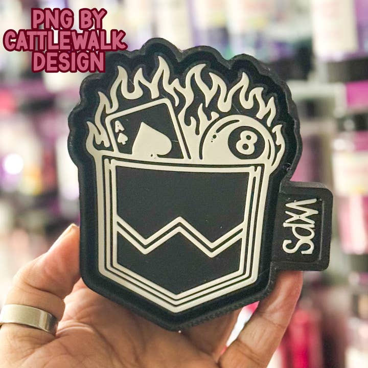 Poche en feu - Moule Freshie pour la vente par Vibrant Xpressions