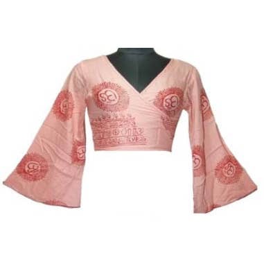 Bohotusk – wholesale Blouse – Women’s – Bohotusk Oriental Patterned Wrap Around Long Sleeved Top2