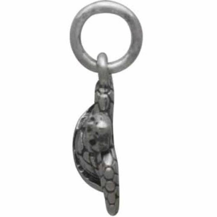 Plazko - Wholesale Individual Charm/Pendant - Baby Sea Turtle Charm Sterling Silver 14x10mm - 1pc3