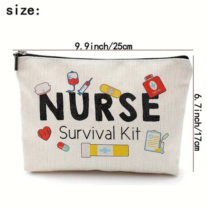 ACCITY - Wholesale Makeup/Cosmetic Bag - WATERPROOF LINEN COSMETIC BAG_CWAB17753