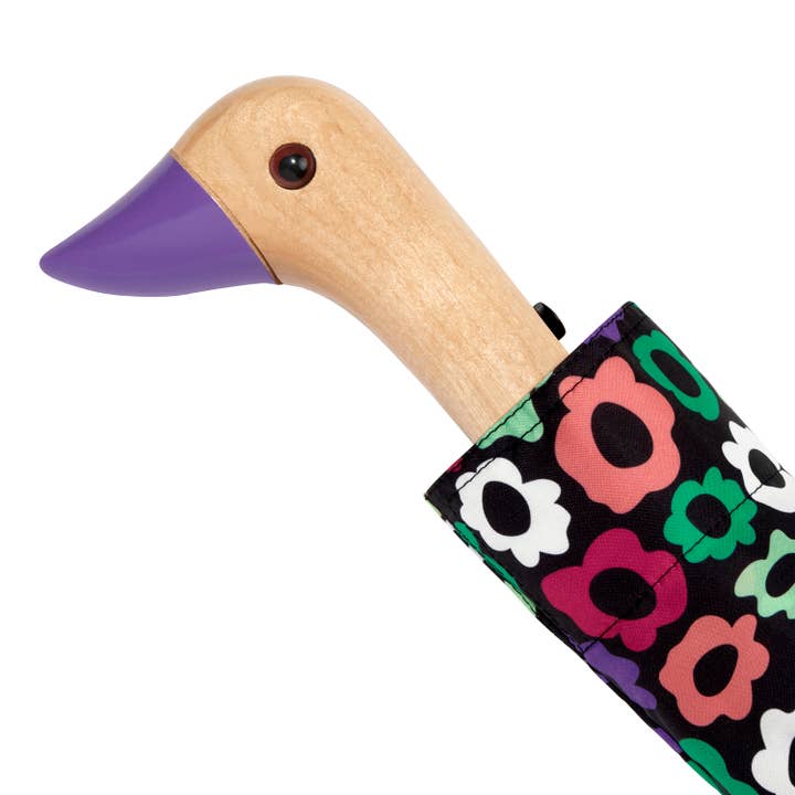 Original Duckhead USA - Wholesale Umbrella - Unisex - Flower Maze Compact Eco-Friendly Wind Resistant Umbrella