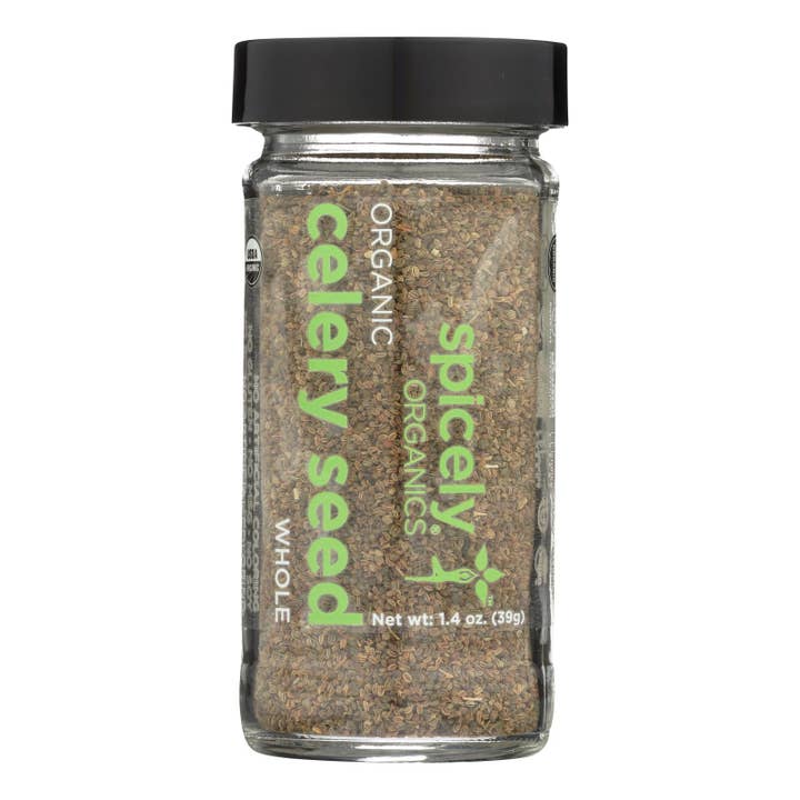 Ware Spark - Wholesale Dried Spice - Spicely Organics - Organic Celery Seeds - Case Of 3 - 1.4 Oz.