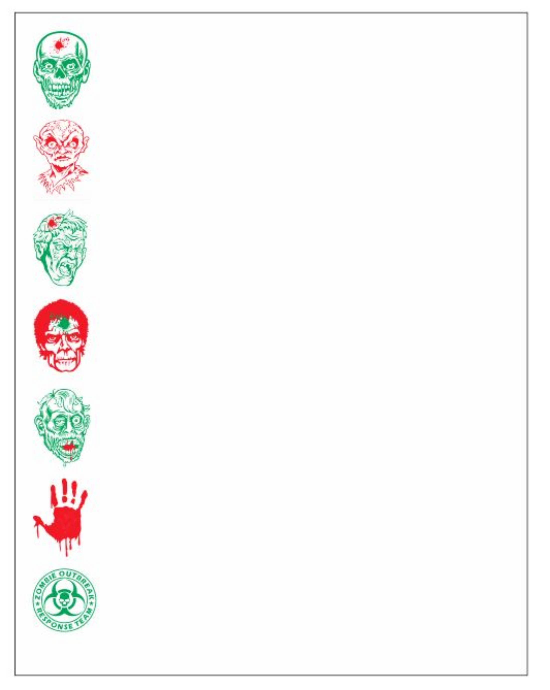 Sand Dollar Sales - Wholesale Notepad - NP09 Zombie Note Pad0