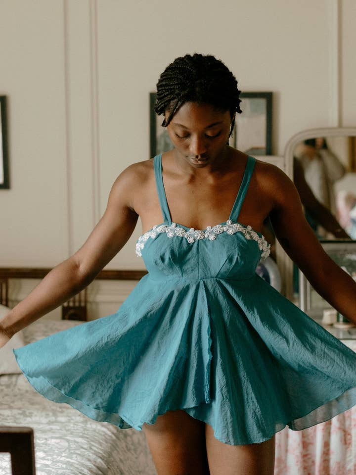 Folkwear - Wholesale Blouse - Women's - 510 Passionflower Lingerie Top - Sewing Pattern4