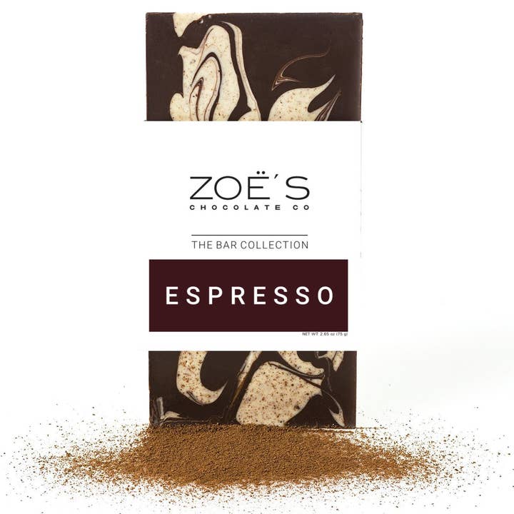 Zoe's Chocolate Co - Wholesale Chocolate Bar - Espresso Bar