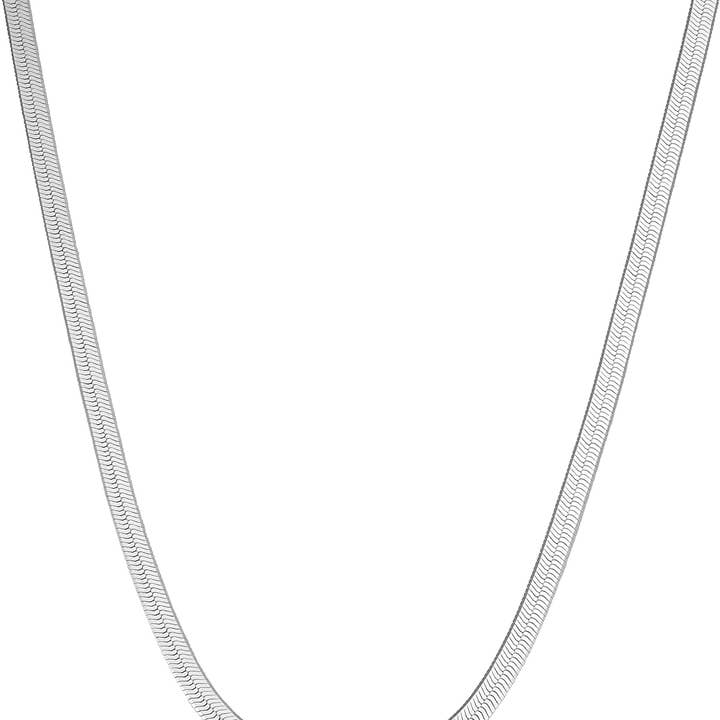 Paula (3.5mm Herringbone) Necklace for wholesale by AA Designs Jewelry