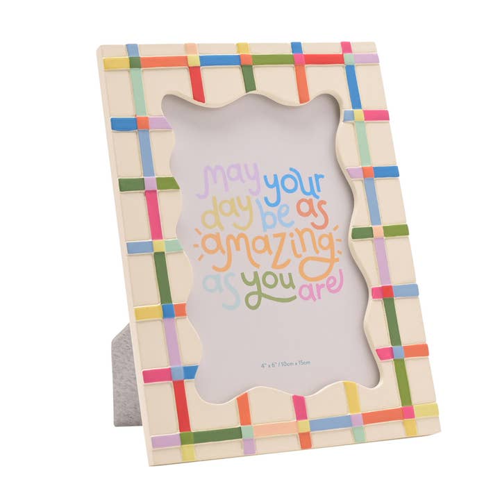 Bilderrahmen aus Kunstharz, Himbeerblüten, 10,2 x 15,2 cm für den Großhandel von WIDDOP and Co.